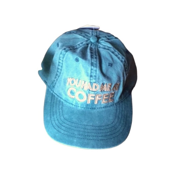 “You Had Me At Coffee” Baseball Cap - Picture 7 of 9